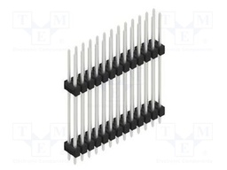 Connector: pin strips; pin header; male; PIN: 26; 2.54mm; THT; 2x13