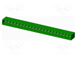 Connector: pluggable terminal block; socket; male; angled 90°