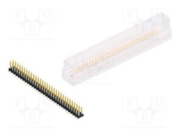 Connector: pin strips; pin header; male; PIN: 62; 2.54mm; SMT; 2x31