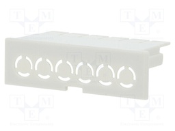 Terminals cover; for enclosures; grey