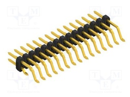 Connector: pin strips; pin header; male; PIN: 30; 2mm; SMT; 2x15