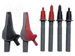 Test acces: kit; red and black