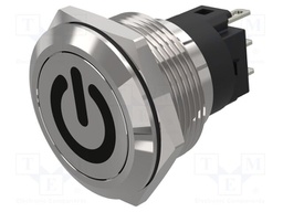 Switch: vandal resistant; Pos: 2; SPDT; 3A/240VAC; 3A/240VDC; Ø22mm