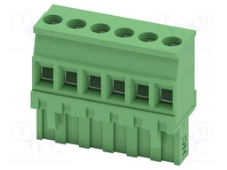 PCB connector, nominal cross section: 2.5 mm?, color: green,