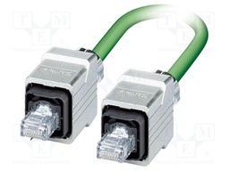 Patch cord; SF/UTP; Cat 5; RJ45 plug,both sides; stranded; 2m; PVC