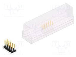 Connector: pin strips; pin header; male; PIN: 10; 2.54mm; SMT; 2x5