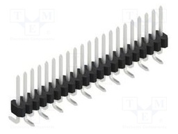 Connector: pin strips; pin header; male; PIN: 21; 1.27mm; SMT; 1x21