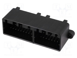 Connector: wire-board; .040 MULTILOCK; socket; male; tinned; black
