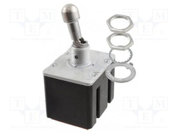 Switch: toggle; Pos: 2; 4PDT; ON-ON; 6A/230VAC; 20A/28VDC; -65÷71°C