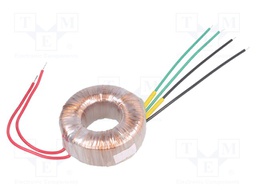 Transformer: toroidal; 50VA; 230VAC; 15V; 15V; 1.67A; 1.67A; 0.7kg