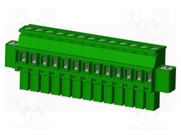 Connector: pluggable terminal block; plug; female; angled 90°