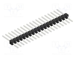 Connector: pin strips; pin header; male; PIN: 19; 2.54mm; SMT; 1x19
