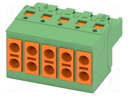 PCB connector, nominal cross section: 1.5 mm?, color: green,