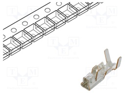 Contact; female; tinned; 0.08÷0.33mm2; 28AWG÷22AWG; XA; crimped