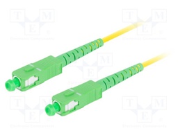 Fiber patch cord; SC/APC,both sides; 2m; Optical fiber: 9/125um