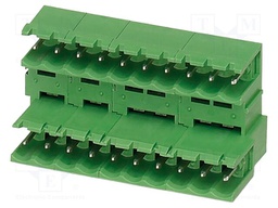 PCB headers, nominal cross section: 2.5 mm?, color: green, n