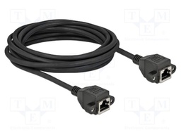 Extender Ethernet; S/FTP; Cat: 6a; RJ45 socket,both sides; 5m