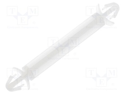 PCB distance; polyamide; L: 25.4mm; latch/latch; Colour: natural