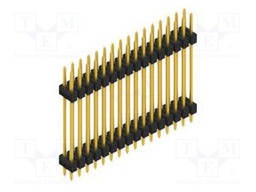 Connector: pin strips; pin header; male; PIN: 32; 2.54mm; THT; 2x16