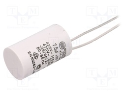 Capacitor: motors, run; 7.5uF; 425VAC; Ø32x55mm; -25÷85°C; ±5%