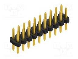 Connector: pin strips; pin header; male; PIN: 20; 2mm; THT; 2x10