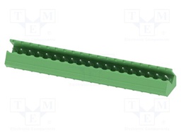 PCB headers, nominal cross section: 2.5 mm?, color: green, n