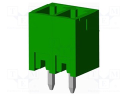Connector: pluggable terminal block; socket; male; straight; THT