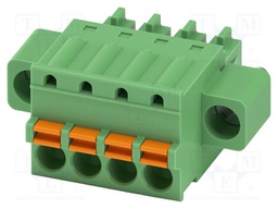 PCB connector, nominal cross section: 1.5 mm?, color: green,
