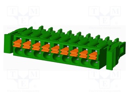 Connector: pluggable terminal block; plug; female; straight; 5.5A
