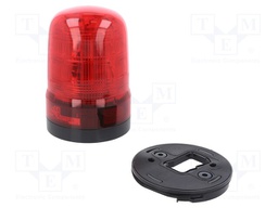 Signaller: lighting; red; SF10; 90÷250VAC; Light source: LED; IP23