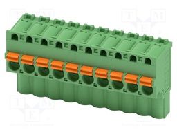 PCB connector, nominal cross section: 2.5 mm?, color: green,