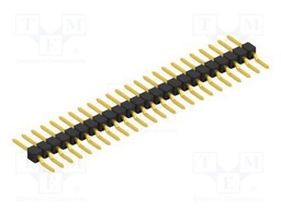 Connector: pin strips; pin header; male; PIN: 24; 2.54mm; SMT; 1x24