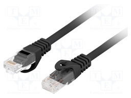 Patch cord; RJ45 plug,both sides; U/UTP; 6; stranded; Cu; LSZH