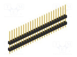 Connector: pin strips; pin header; male; PIN: 25; 2.54mm; THT; 1x25