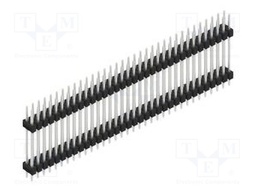 Connector: pin strips; pin header; male; PIN: 68; 2.54mm; THT; 2x34