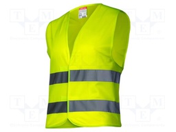 Reflection waistcoat; Size: M; yellow; for childrens,warning