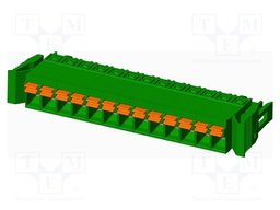 Connector: pluggable terminal block; plug; female; straight; 12A