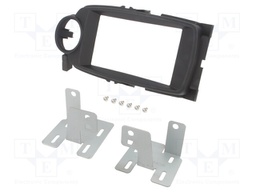 Radio mounting frame; Toyota; 2 DIN; black