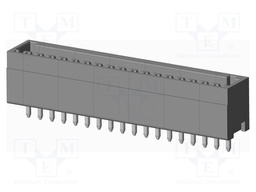 Connector: pluggable terminal block; socket; male; on PCBs