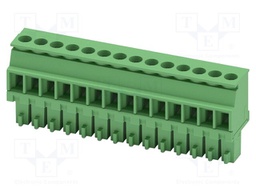 PCB connector, nominal cross section: 1.5 mm?, color: green,