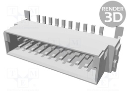 Connector: PCB to PCB; male; PIN: 20; 1.27mm; Series: har-flex; 2.3A