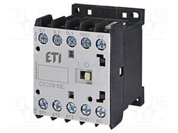 Contactor: 3-pole; NO x3; Auxiliary contacts: NO; 400VAC; 20A; CEC