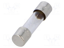 Fuse: fuse; quick blow; 3A; 250VAC; cylindrical,glass; 5x20mm; GMA