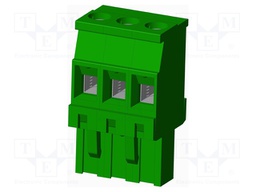Connector: pluggable terminal block; plug; female; angled 90°