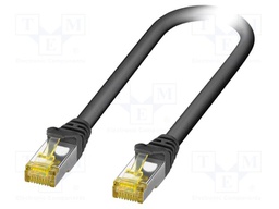 Patch cord; S/FTP; Cat 6a; RJ45 plug,both sides; stranded; Cu; 2m