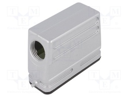 Enclosure: for HDC connectors; C146; size A16; for cable; angled