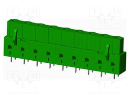 Connector: pluggable terminal block; socket; female; straight
