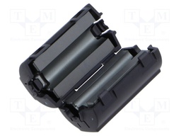 Core: ferrite; on round cable; Core mat: Ni-Zn ferromagnetic