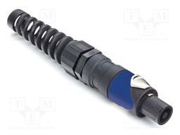 Connector: loudspeaker; plug; female; screw terminal; for cable
