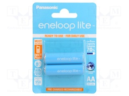 Re-battery: Ni-MH; AA; 1.2V; 950mAh; ENELOOP LITE; Ø14.35x50.4mm